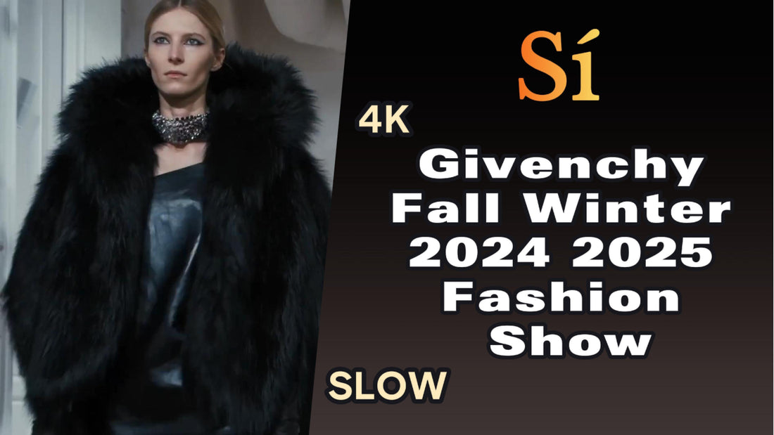 Givenchy Fall Winter 2024 2025 Fashion Show | Slow | 4K - Sí Fashions