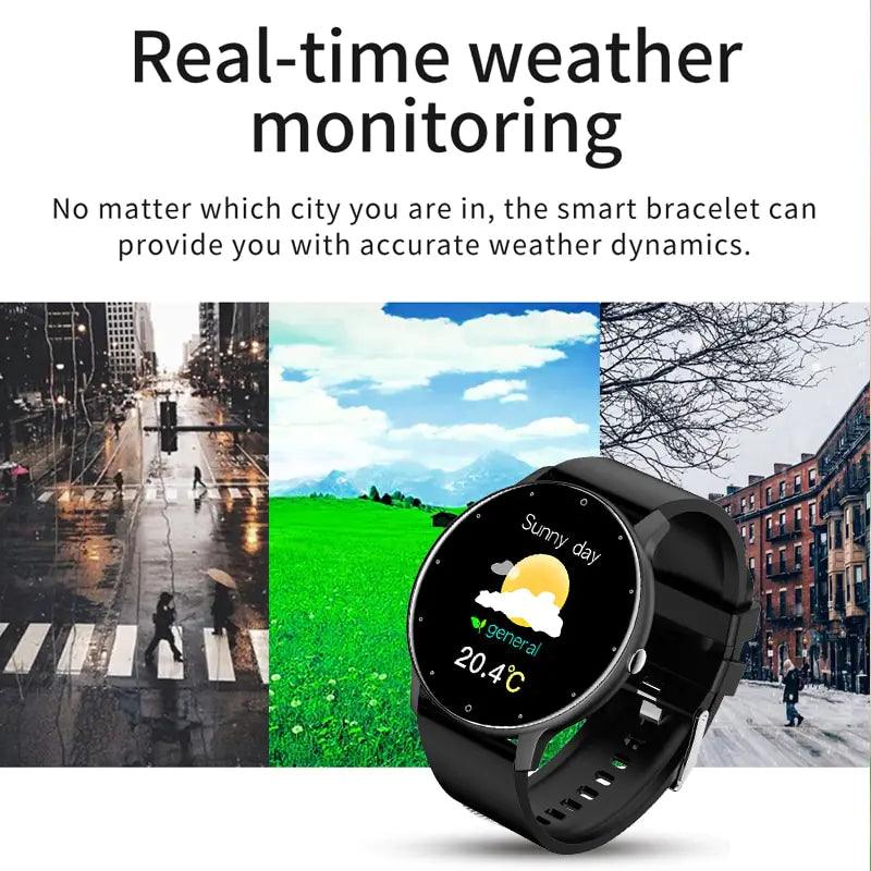 New Smart Watch Men Full Touch Screen Sport Fitness Watch - Sí Fashions