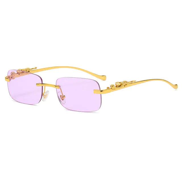 Vintage Rimless Square Sunglasses - Sí Fashions