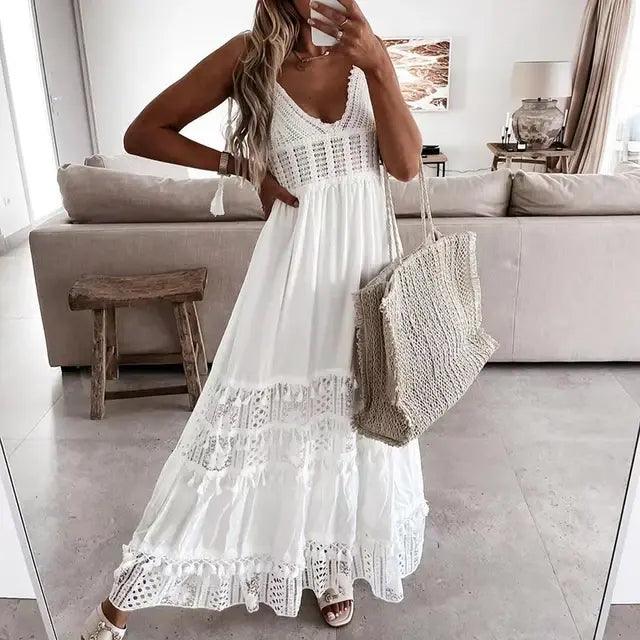 Lace Summer Dress - Sí Fashions