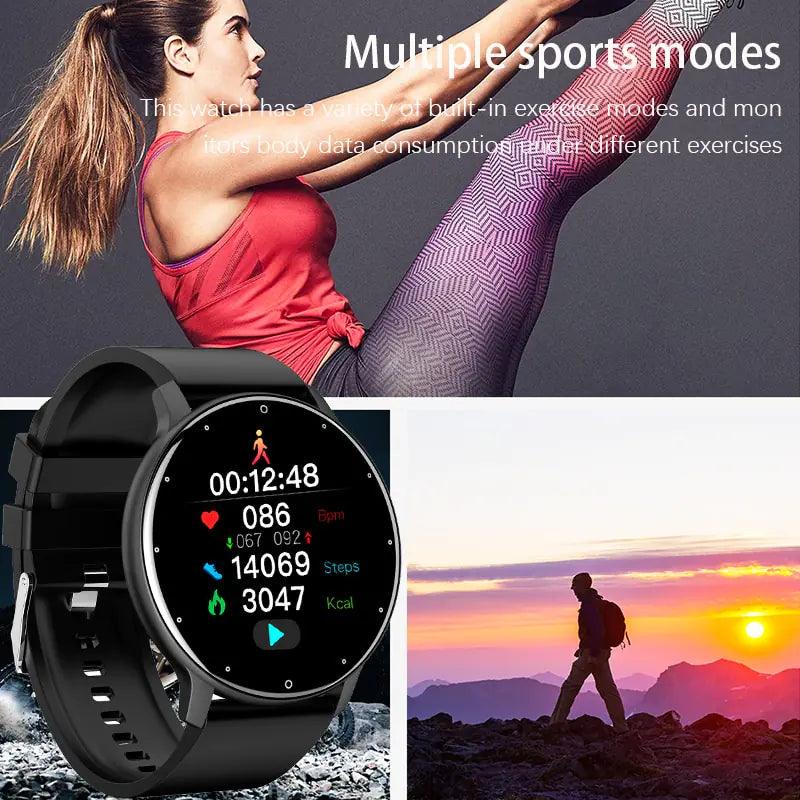 New Smart Watch Men Full Touch Screen Sport Fitness Watch - Sí Fashions