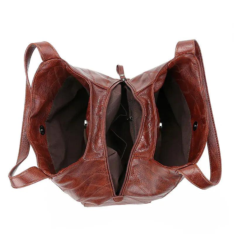 Vintage PU Leather Handbag For Women - Sí Fashions