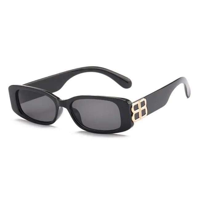 Small Square Frame UV400 Sunglasses Retro - Sí Fashions