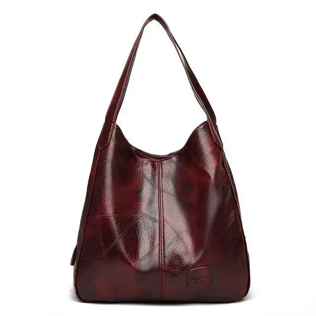 Vintage PU Leather Handbag For Women - Sí Fashions