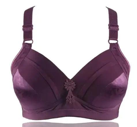 Breathable Cotton Bralette Wire Free Plus Sizelingerie - Sí Fashions