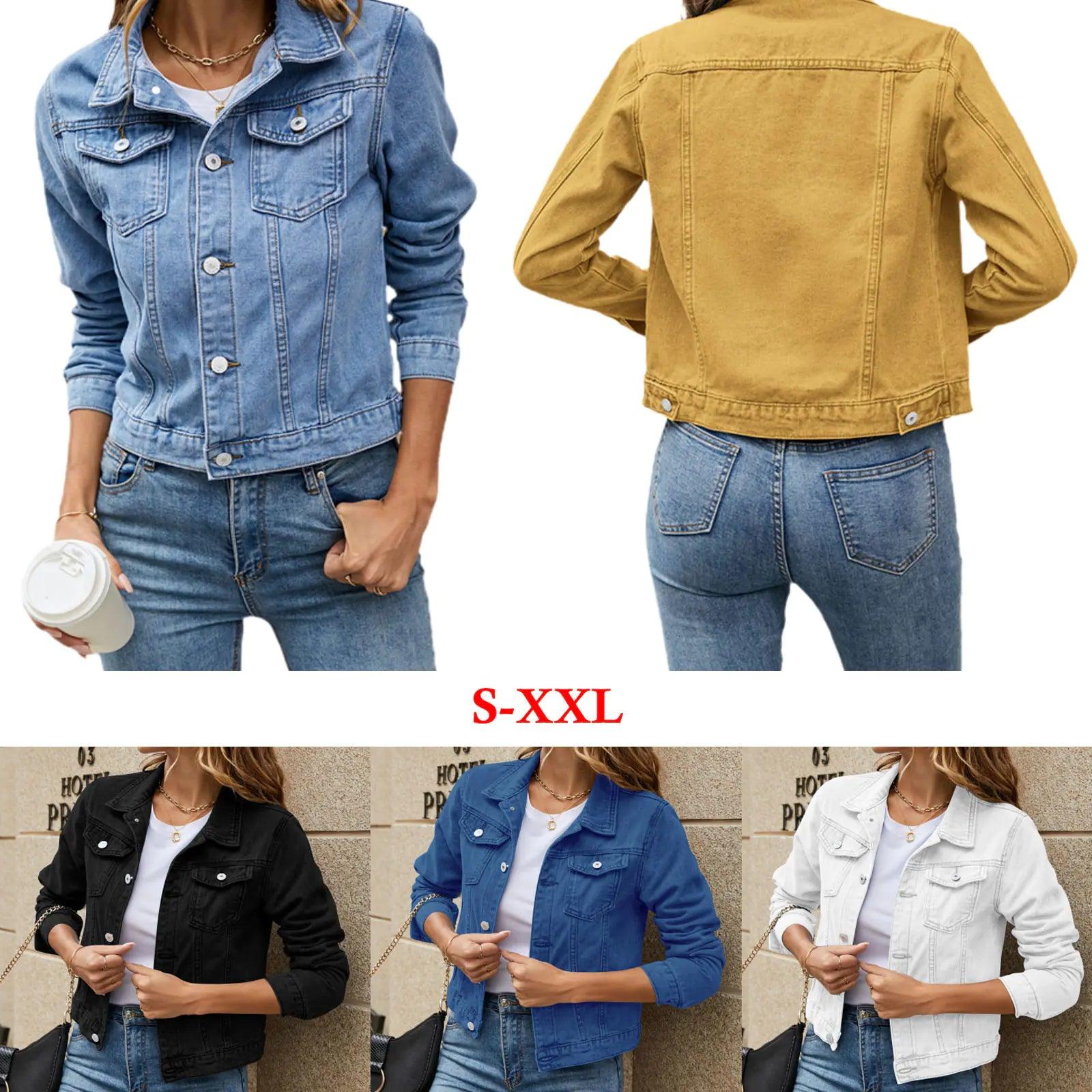 Women's Denim Jacket - Sí Fashions