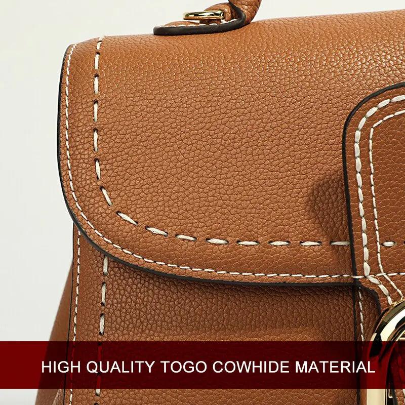 Togo Cowhide Women Handbag - Sí Fashions