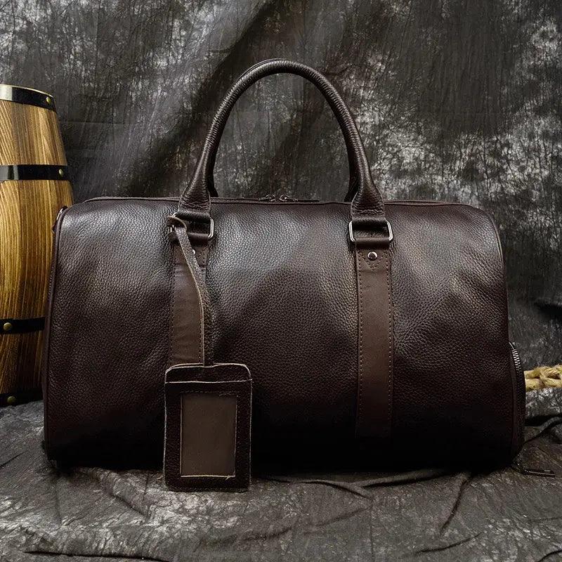 Genuine Leather Travel Bag - Sí Fashions