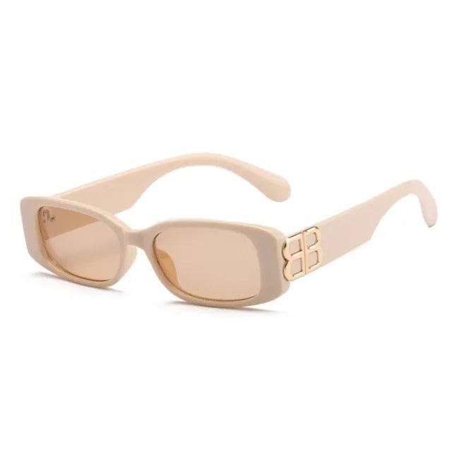 Small Square Frame UV400 Sunglasses Retro - Sí Fashions