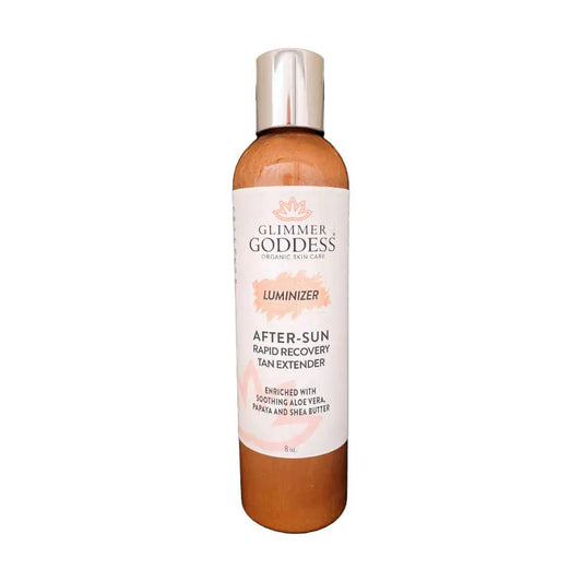 Organic After Sun Lotion & Tan Extender WITH Luminizing Shimmer