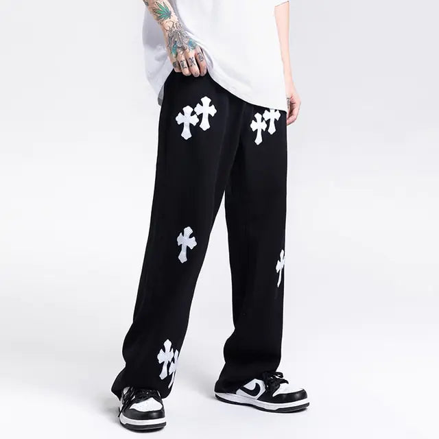 Men's High Street Jeans Long Pants Hip Hop Hong Kong Style