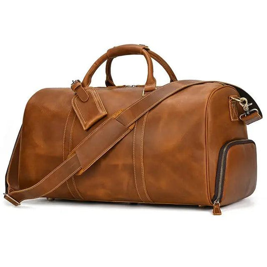 Genuine Leather Travel Bag - Sí Fashions