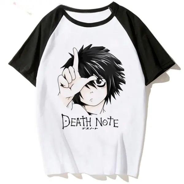 Death Note Anime T-Shirt: Kawaii Bleach Ichigo Graphic Tee - Sí Fashions