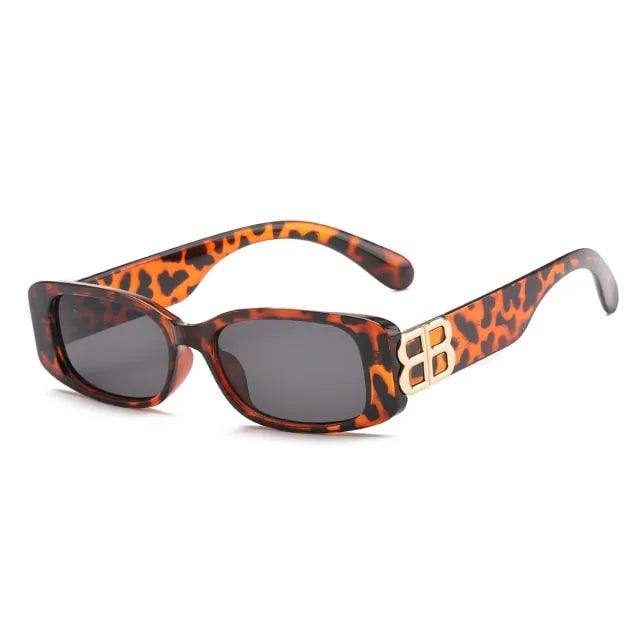 Small Square Frame UV400 Sunglasses Retro - Sí Fashions