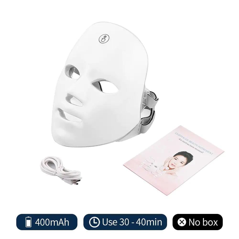 7 Colors Cycle Beauty Mask - USB Charge LED Facial Mask - Sí Fashions