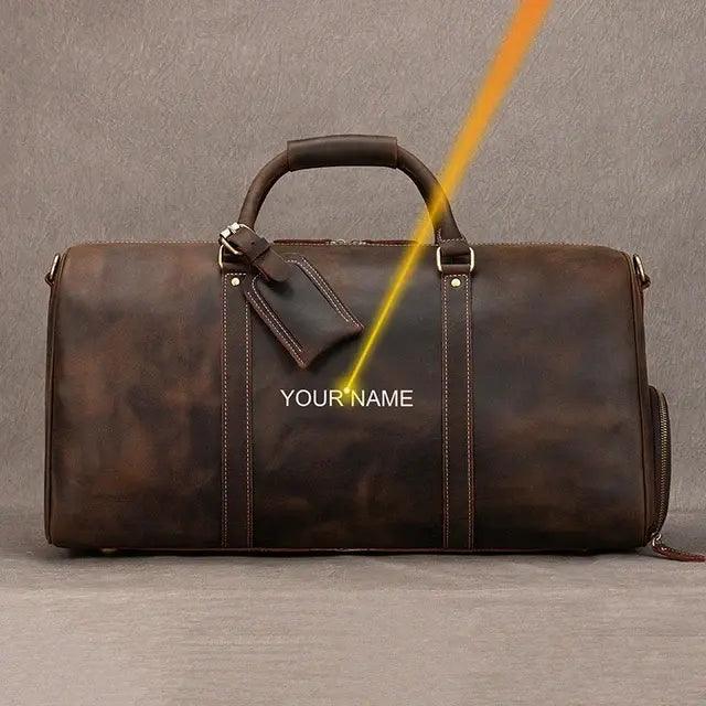 Genuine Leather Travel Bag - Sí Fashions