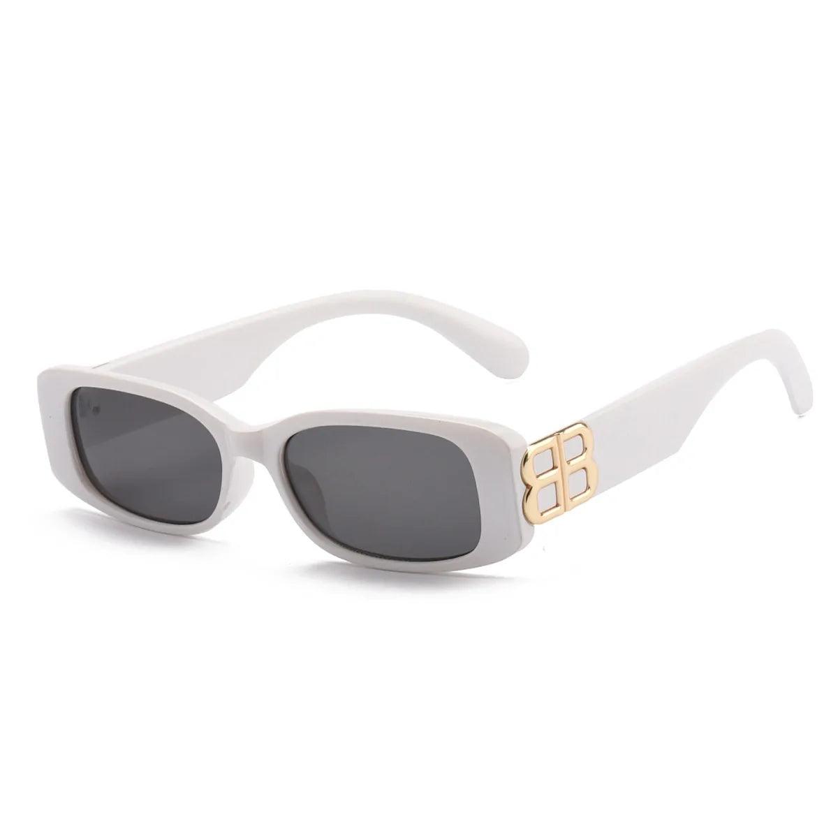 Small Square Frame UV400 Sunglasses Retro - Sí Fashions