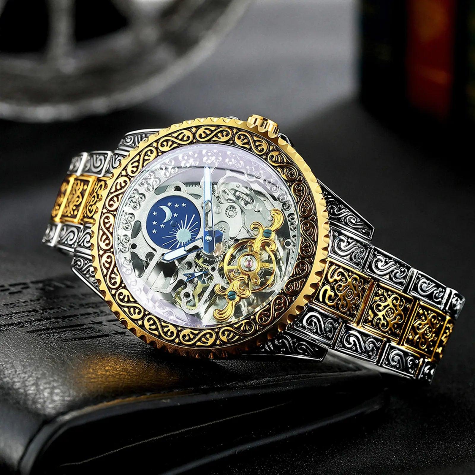 Luxury Moon Phase Mechanical Watches - Sí Fashions