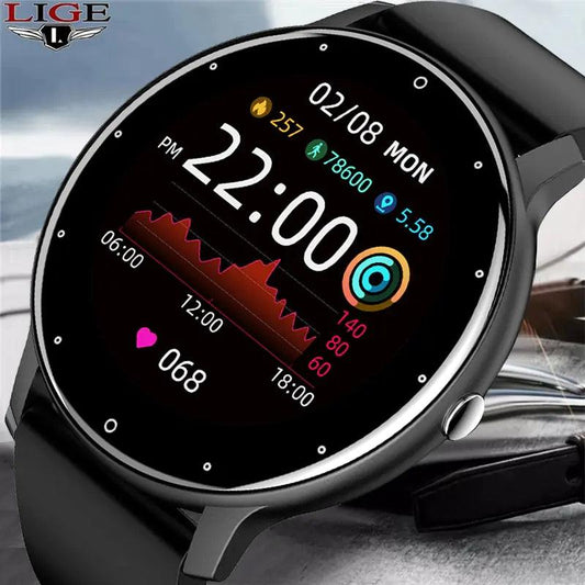 New Smart Watch Men Full Touch Screen Sport Fitness Watch - Sí Fashions