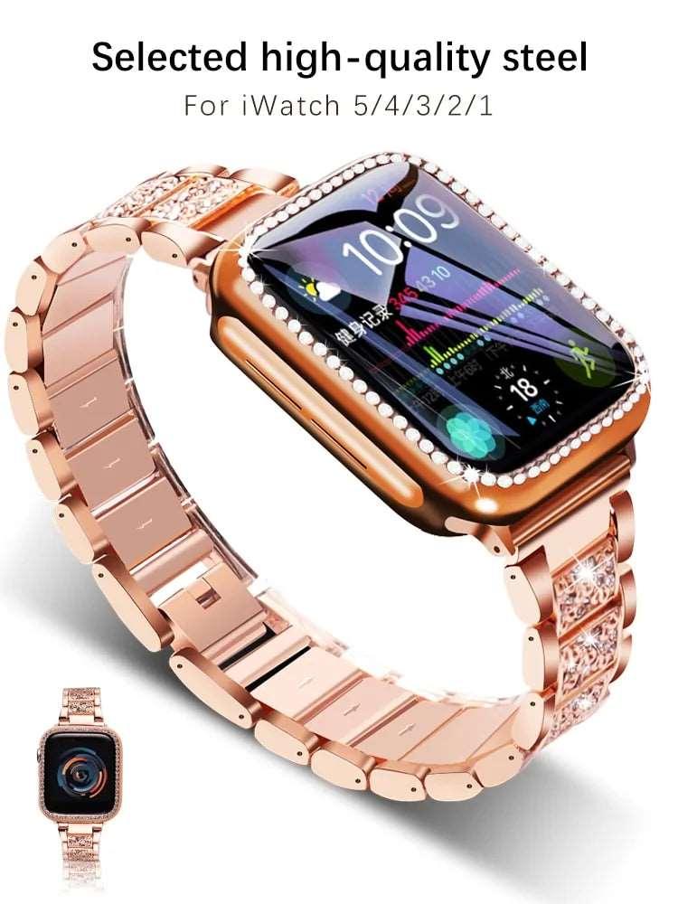 Band Metal Strap For Apple Watches - Sí Fashions