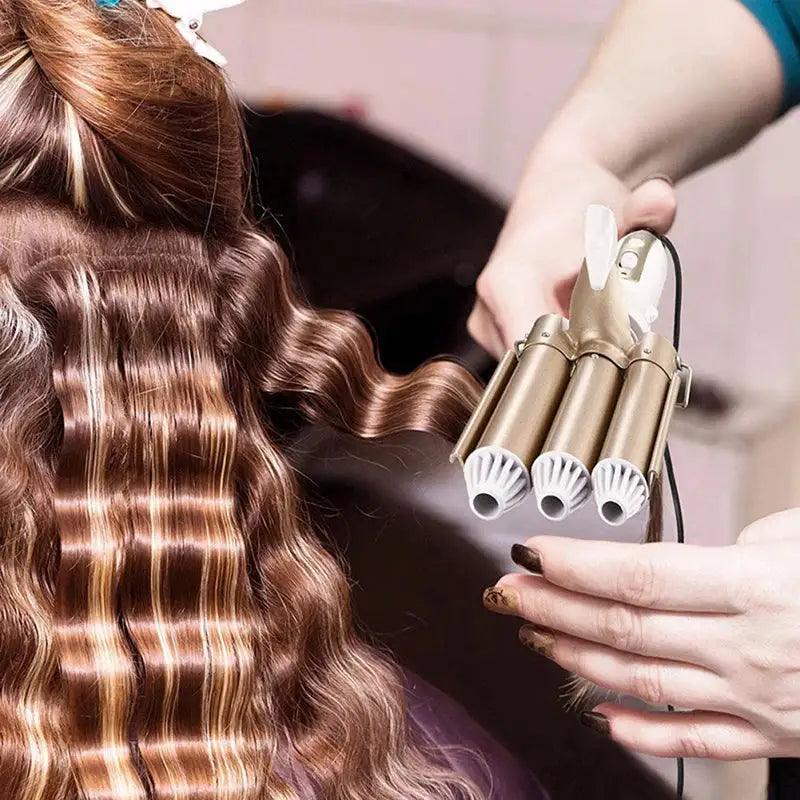 Electric Triple Barrel Curling Iron - Sí Fashions