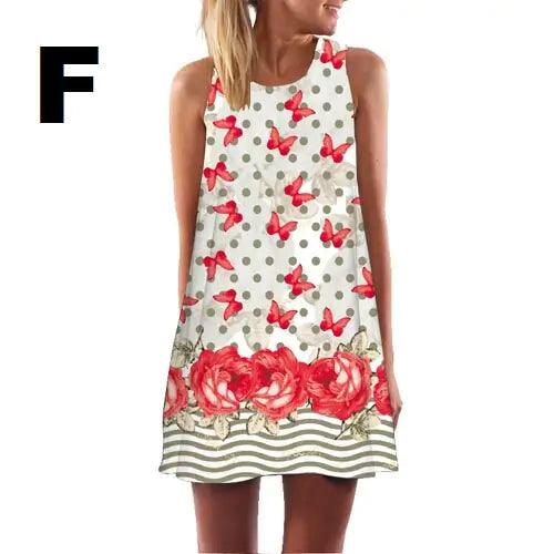 Sleeveless Summer Dress - Sí Fashions