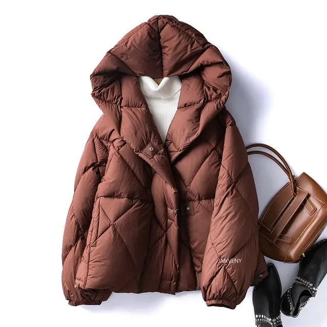 Winter New Fashion Duck Down Short Jacket - Sí Fashions