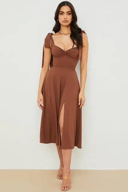 Casual Elegant Long Women's Summer Dress - Sí Fashions