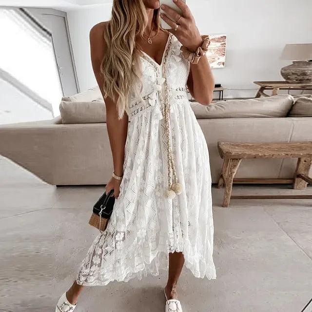 Lace Summer Dress - Sí Fashions