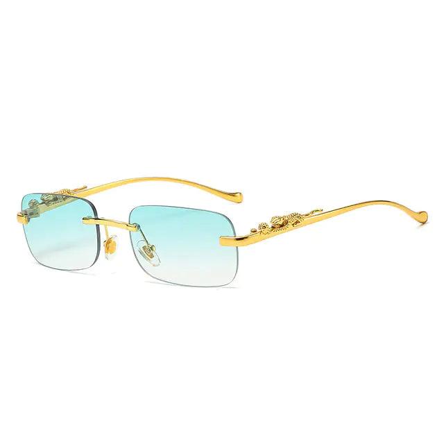 Vintage Rimless Square Sunglasses - Sí Fashions