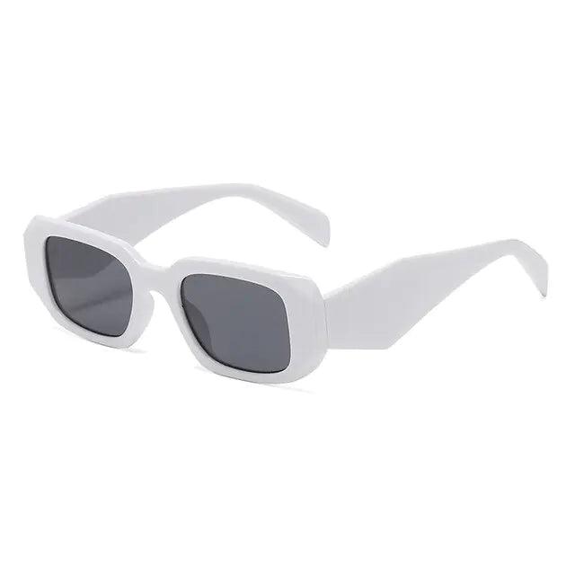 Small UV400 Polygon Rectangle Sunglasses - Sí Fashions