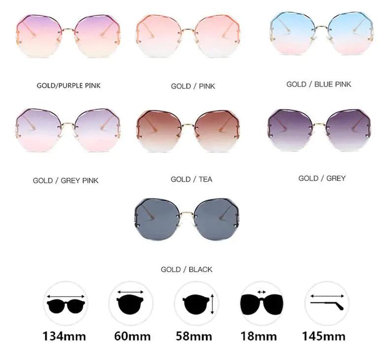 Trimmed Lens UV400 Sunglasses - Sí Fashions