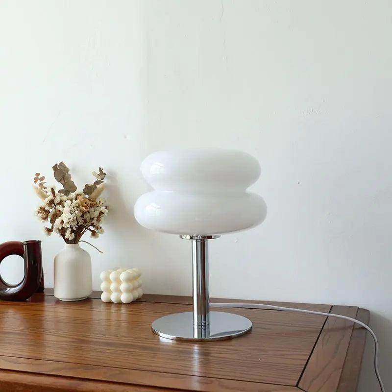 Italian Designer Glass Egg Tart Table Lamp - Sí Fashions