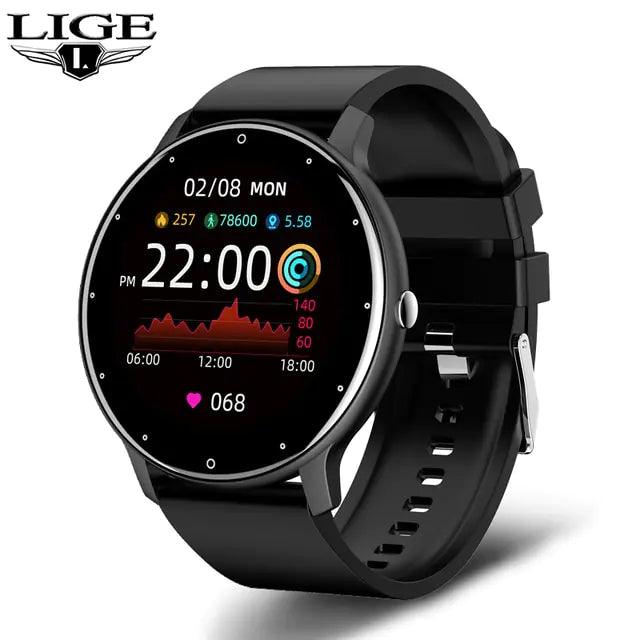 New Smart Watch Men Full Touch Screen Sport Fitness Watch - Sí Fashions