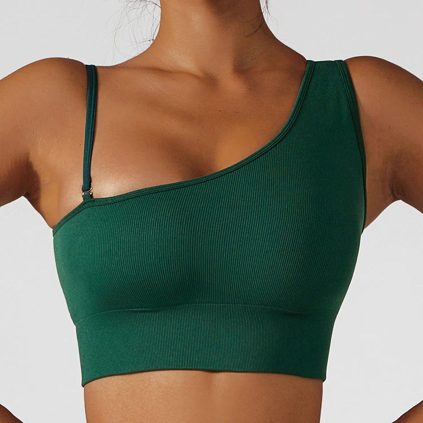 Summer Sexy Oblique Shoulder Yoga Top - Sí Fashions