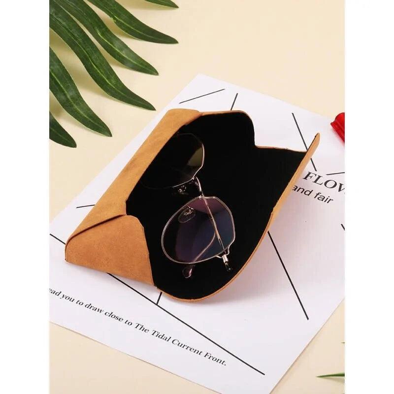 Fashion PU Leather Sunglasses Case 6.5cm - Sí Fashions