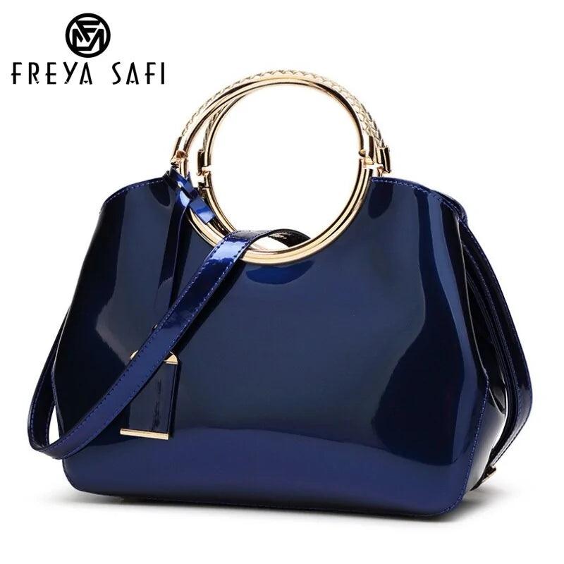 High Quality Patent Leather Tote Women's Bag - Sí Fashions