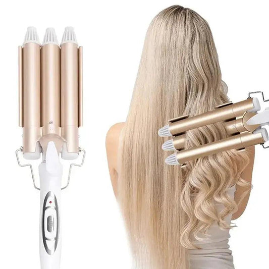 Electric Triple Barrel Curling Iron - Sí Fashions