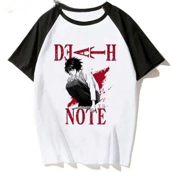 Death Note Anime T-Shirt: Kawaii Bleach Ichigo Graphic Tee - Sí Fashions