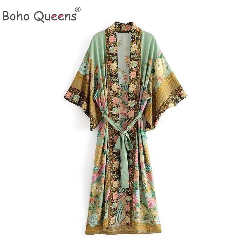 Queens Robe Beach Kimono - Sí Fashions