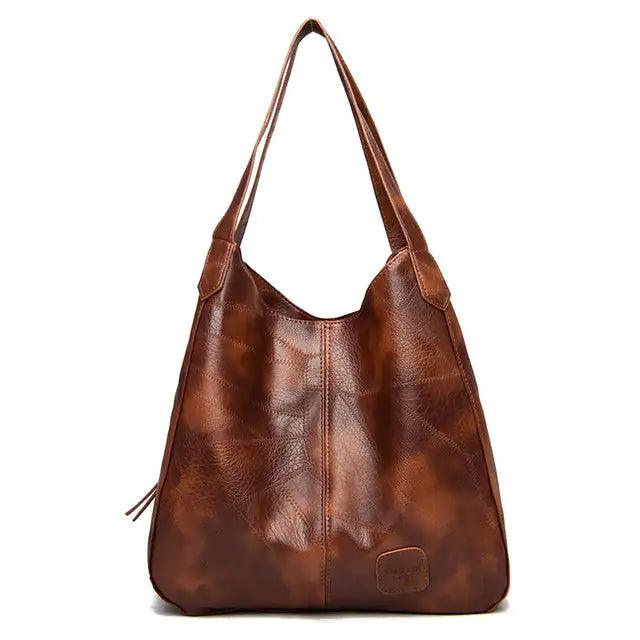 Vintage PU Leather Handbag For Women - Sí Fashions