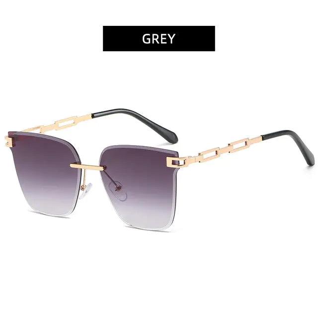 UV400 Cat Eye Sunglasses Frameless - Sí Fashions