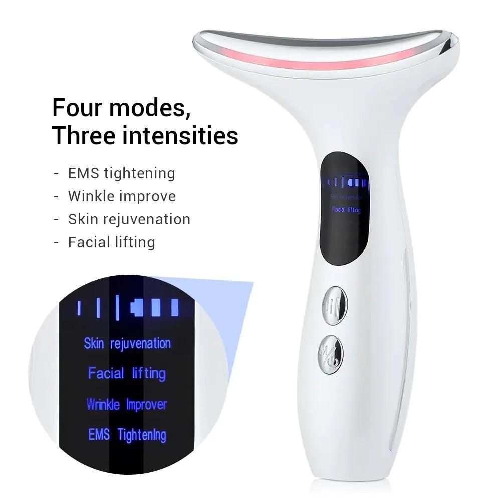 Microcurrent Face Beauty Device with EMS & LED Photon Therapy - Sí Fashions