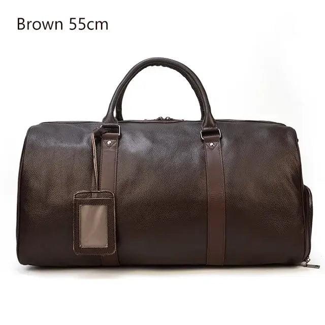 Genuine Leather Travel Bag - Sí Fashions