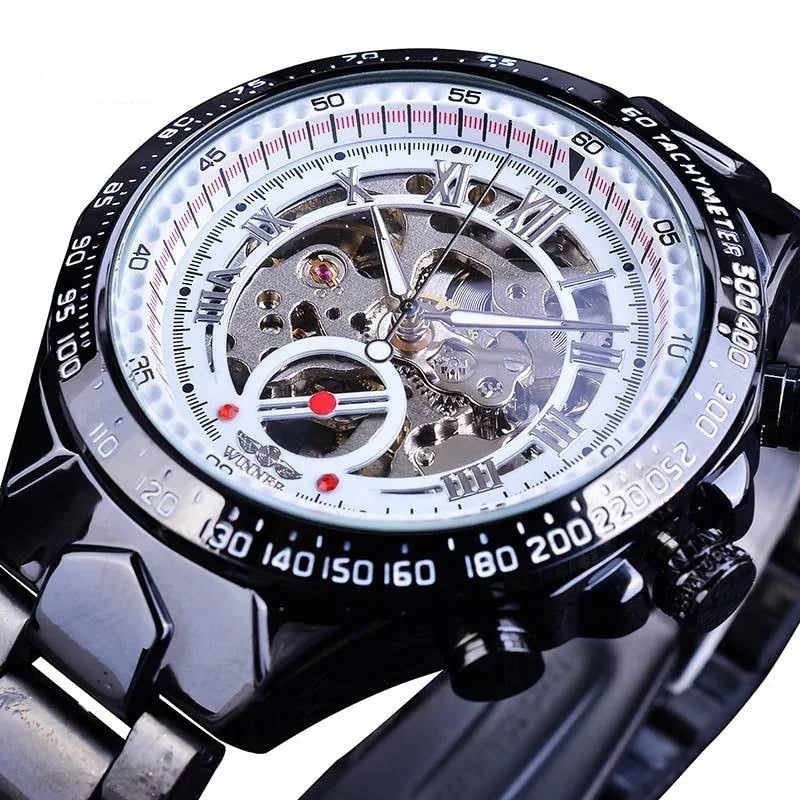 Men's Mechanical Sport Golden Watch