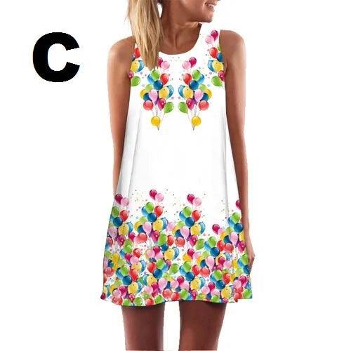 Sleeveless Summer Dress - Sí Fashions