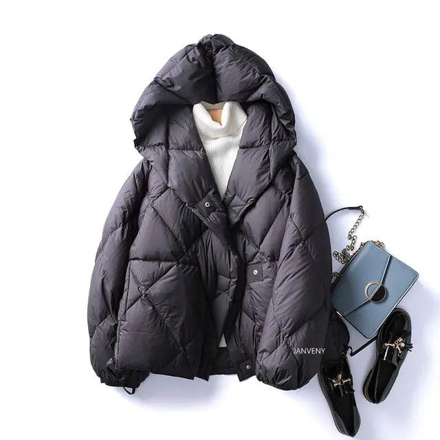 Winter New Fashion Duck Down Short Jacket - Sí Fashions