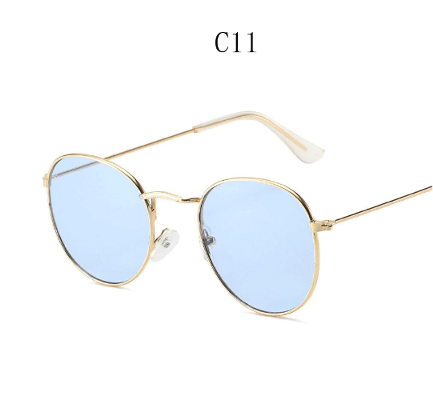 Small Retro Round Sunglasses for Women - Sí Fashions