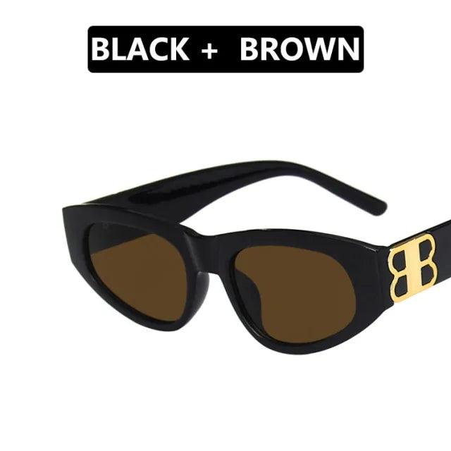 Small Square Frame UV400 Sunglasses Retro - Sí Fashions