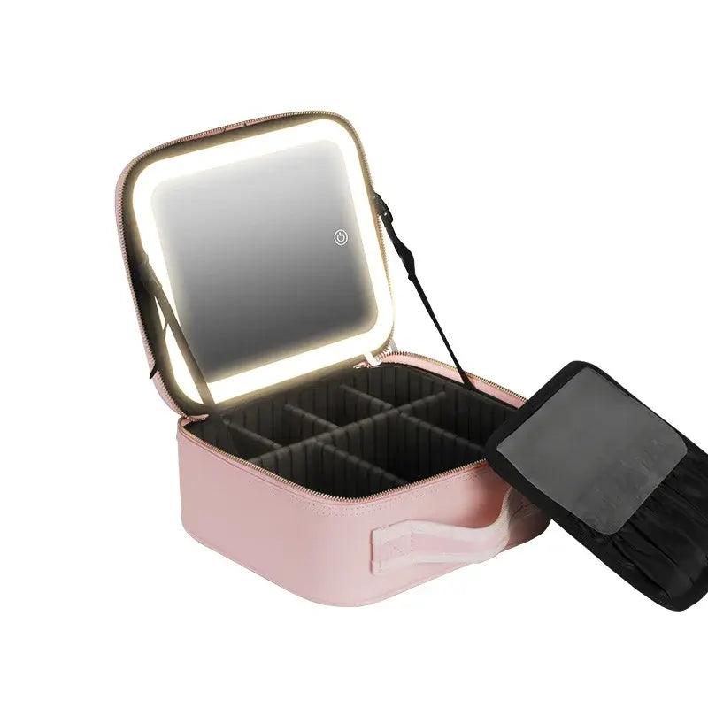 Smart LED Cosmetic Case with Mirror - Sí Fashions